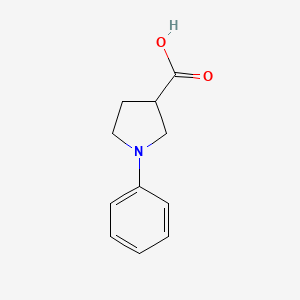 molecular formula C11H13NO2 B1391652 1-Phenylpyrrolidine-3-carboxylic acid CAS No. 933709-26-3
