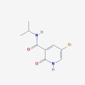 molecular formula C9H11BrN2O2 B13916534 5-bromo-2-oxo-N-propan-2-yl-1H-pyridine-3-carboxamide 