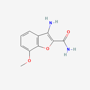 3-Amino-7-methoxybenzofuran-2-carboxamide