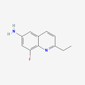 2-Ethyl-8-fluoroquinolin-6-amine