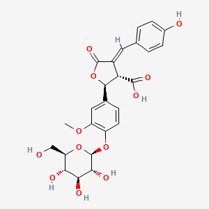 molecular formula C25H26O12 B13916637 Anti-inflammatory agent 30 