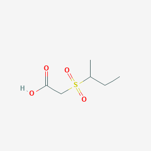 molecular formula C6H12O4S B13916682 (Butane-2-sulfonyl)-acetic acid 