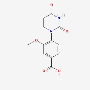 Methyl 4-(2,4-dioxohexahydropyrimidin-1-yl)-3-methoxy-benzoate