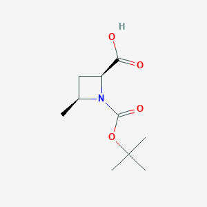 (2S,4S)-1-Tert-butoxycarbonyl-4-methyl-azetidine-2-carboxylic acid