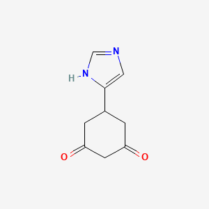 B1391674 5-(1H-Imidazol-4-yl)cyclohexane-1,3-dione CAS No. 1216711-12-4
