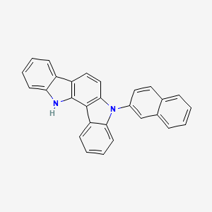 5,12-Dihydro-5-(2-naphthalenyl)indolo[3,2-a]carbazole