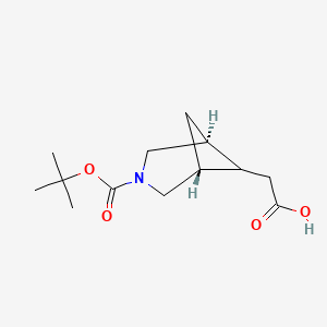 2-[Endo-3-tert-butoxycarbonyl-3-azabicyclo[3.1.1]heptan-6-YL]acetic acid