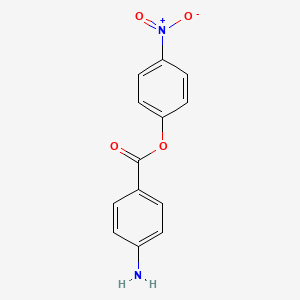 molecular formula C13H10N2O4 B13916814 4-Nitrophenyl 4-aminobenzoate CAS No. 31366-38-8