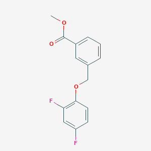 B1391685 Methyl 3-[(2,4-difluorophenoxy)methyl]benzoate CAS No. 1259143-67-3