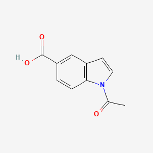 molecular formula C11H9NO3 B13916971 1-Acetyl-1H-indole-5-carboxylic acid CAS No. 739365-22-1