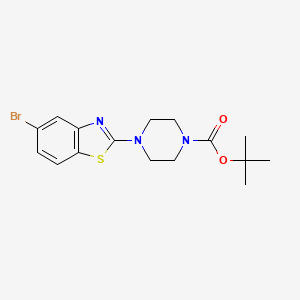 molecular formula C16H20BrN3O2S B13916998 Tert-butyl 4-(5-bromobenzo[d]thiazol-2-yl)piperazine-1-carboxylate 