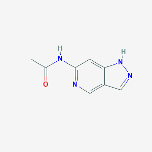 molecular formula C8H8N4O B13917067 N-(1H-Pyrazolo[4,3-c]pyridin-6-yl)acetamide 