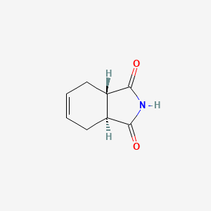 molecular formula C8H9NO2 B13917085 (3aS,7aS)-3a,4,7,7a-tetrahydroisoindole-1,3-dione 