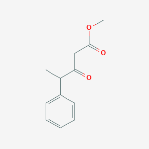 molecular formula C12H14O3 B1391711 3-Oxo-4-phenyl-pentanoic acid methyl ester CAS No. 55696-39-4