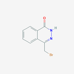 molecular formula C9H7BrN2O B13917118 4-(bromomethyl)-2H-phthalazin-1-one 