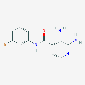 2,3-Diamino-N-(3-bromophenyl)isonicotinamide