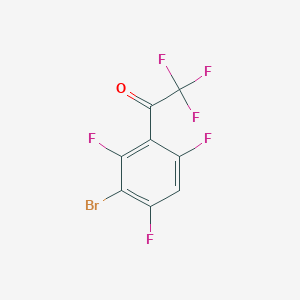 1-(3-Bromo-2,4,6-trifluoro-phenyl)-2,2,2-trifluoro-ethanone