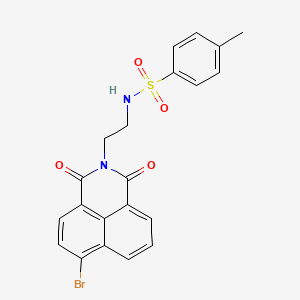 N-(2-(6-Bromo-1,3-dioxo-1H-benzo[DE]isoquinolin-2(3H)-YL)ethyl)-4-methylbenzenesulfonamide