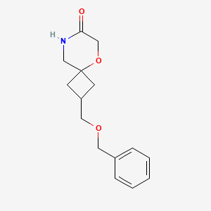 cis-2-(Benzyloxymethyl)-5-oxa-8-azaspiro[3.5]nonan-7-one