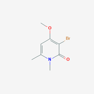 3-Bromo-4-methoxy-1,6-dimethylpyridin-2(1h)-one