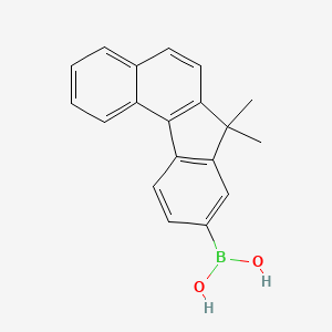 B-(7,7-Dimethyl-7H-benzo[c]fluoren-9-yl)boronic acid