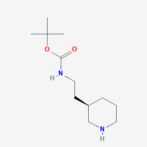 tert-butyl N-{2-[(3R)-piperidin-3-yl]ethyl}carbamate