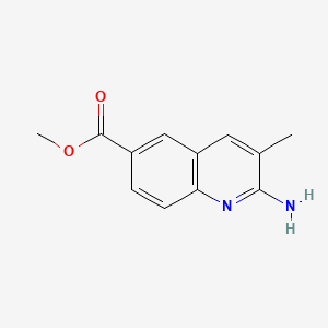 Methyl 2-amino-3-methylquinoline-6-carboxylate