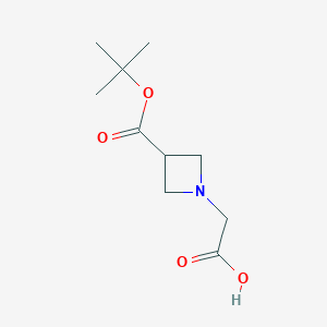 2-(3-(tert-Butoxycarbonyl)azetidin-1-yl)acetic acid