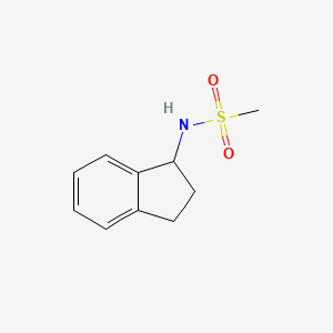 molecular formula C10H13NO2S B1391739 N-(2,3-二氢-1H-茚-1-基)甲磺酰胺 CAS No. 294209-44-2