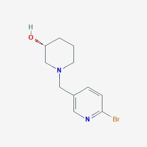 (R)-1-((6-bromopyridin-3-yl)methyl)piperidin-3-ol