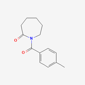 molecular formula C14H17NO2 B1391742 1-(4-甲基苯甲酰)氮杂环-2-酮 CAS No. 5515-08-2