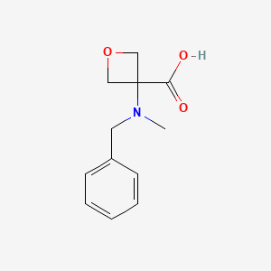 3-[Benzyl(methyl)amino]oxetane-3-carboxylic acid