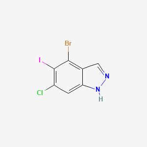 4-Bromo-6-chloro-5-iodo-1H-indazole