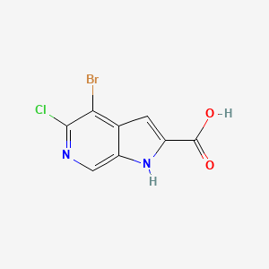 4-Bromo-5-chloro-1H-pyrrolo[2,3-c]pyridine-2-carboxylic acid