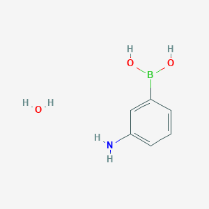 molecular formula C6H10BNO3 B139175 3-Aminophenylboronic acid monohydrate CAS No. 206658-89-1