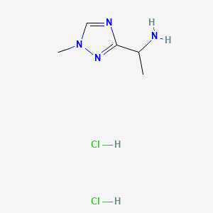 1-(1-Methyl-1,2,4-triazol-3-yl)ethanamine;dihydrochloride