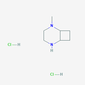 2-Methyl-2,5-diazabicyclo[4.2.0]octane;dihydrochloride