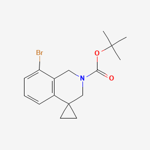 tert-butyl 8'-bromo-1'H-spiro[cyclopropane-1,4'-isoquinoline]-2'(3'H)-carboxylate