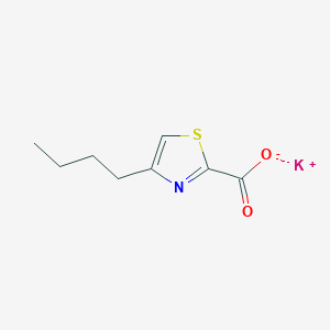 molecular formula C8H10KNO2S B1391769 4-丁基-1,3-噻唑-2-羧酸钾 CAS No. 1240526-62-8