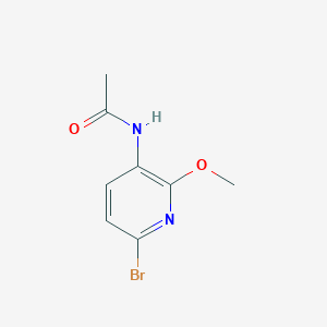 molecular formula C8H9BrN2O2 B13917732 N-(6-Bromo-2-methoxy-3-pyridinyl)acetamide 