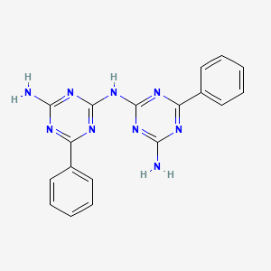 molecular formula C18H15N9 B13917789 BG dimer 