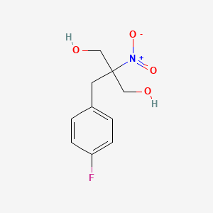 molecular formula C10H12FNO4 B1391790 2-(4-氟苄基)-2-硝基-1,3-丙二醇 CAS No. 905569-32-6