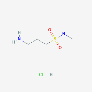 molecular formula C5H15ClN2O2S B1391797 (N,N,二甲基)-(3-氨基丙基)磺酰胺盐酸盐 CAS No. 91893-74-2