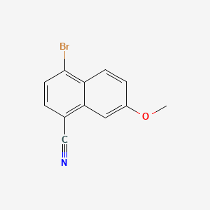 4-Bromo-7-methoxy-1-naphthonitrile