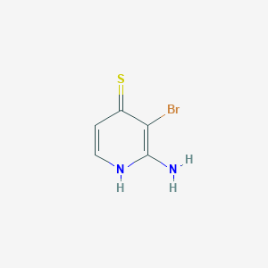 2-Amino-3-bromopyridine-4-thiol