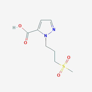 1-(3-(Methylsulfonyl)propyl)-1H-pyrazole-5-carboxylic acid