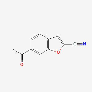 6-Acetylbenzofuran-2-carbonitrile