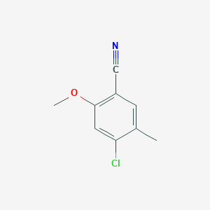 B1391815 4-Chloro-2-methoxy-5-methylbenzonitrile CAS No. 755027-31-7