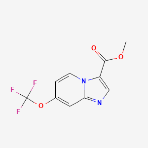 Imidazo[1,2-a]pyridine-3-carboxylic acid,7-(trifluoromethoxy)-,methyl ester