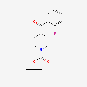 B1391823 tert-Butyl 4-(2-fluorobenzoyl)piperidine-1-carboxylate CAS No. 1134327-76-6